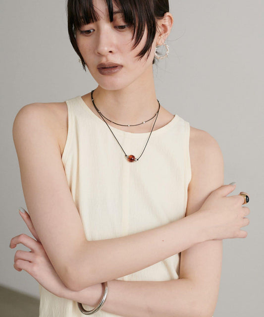 大理石紋高領項鍊