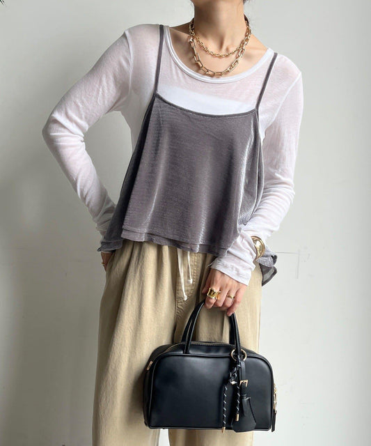 【限定】網眼絨絨背心