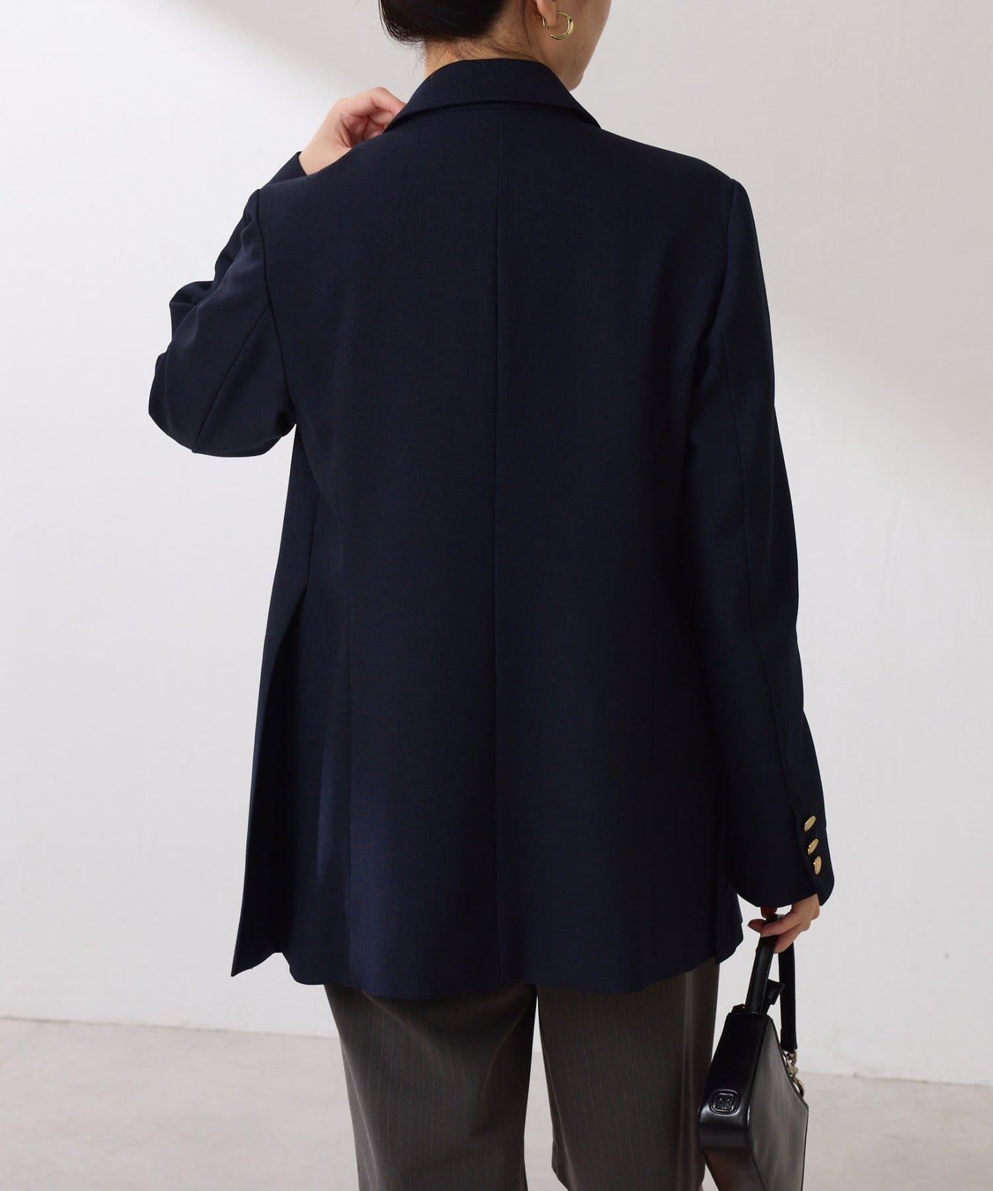 【復古款商品】羊毛仿製雙排扣夾克/卡帶服