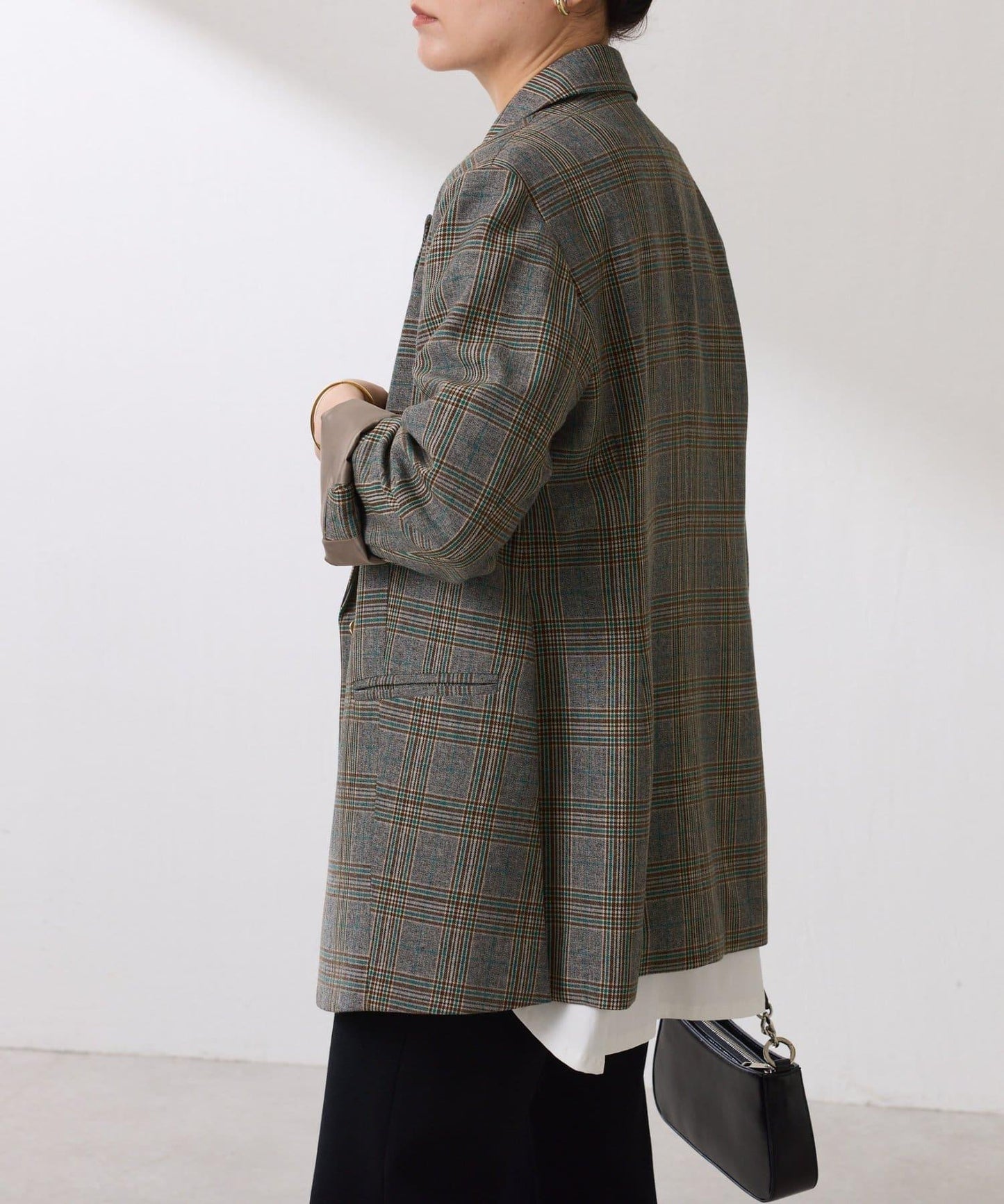 【復古款商品】羊毛仿製雙排扣夾克/卡帶服