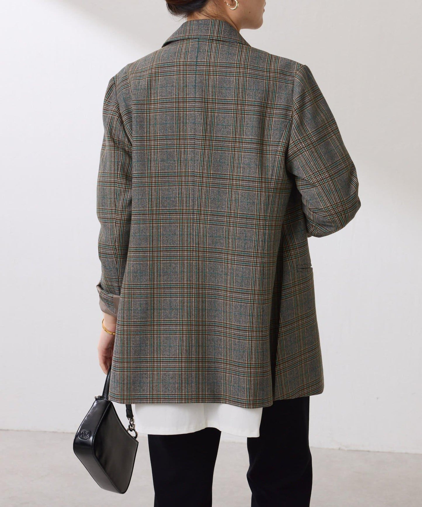 【復古款商品】羊毛仿製雙排扣夾克/卡帶服