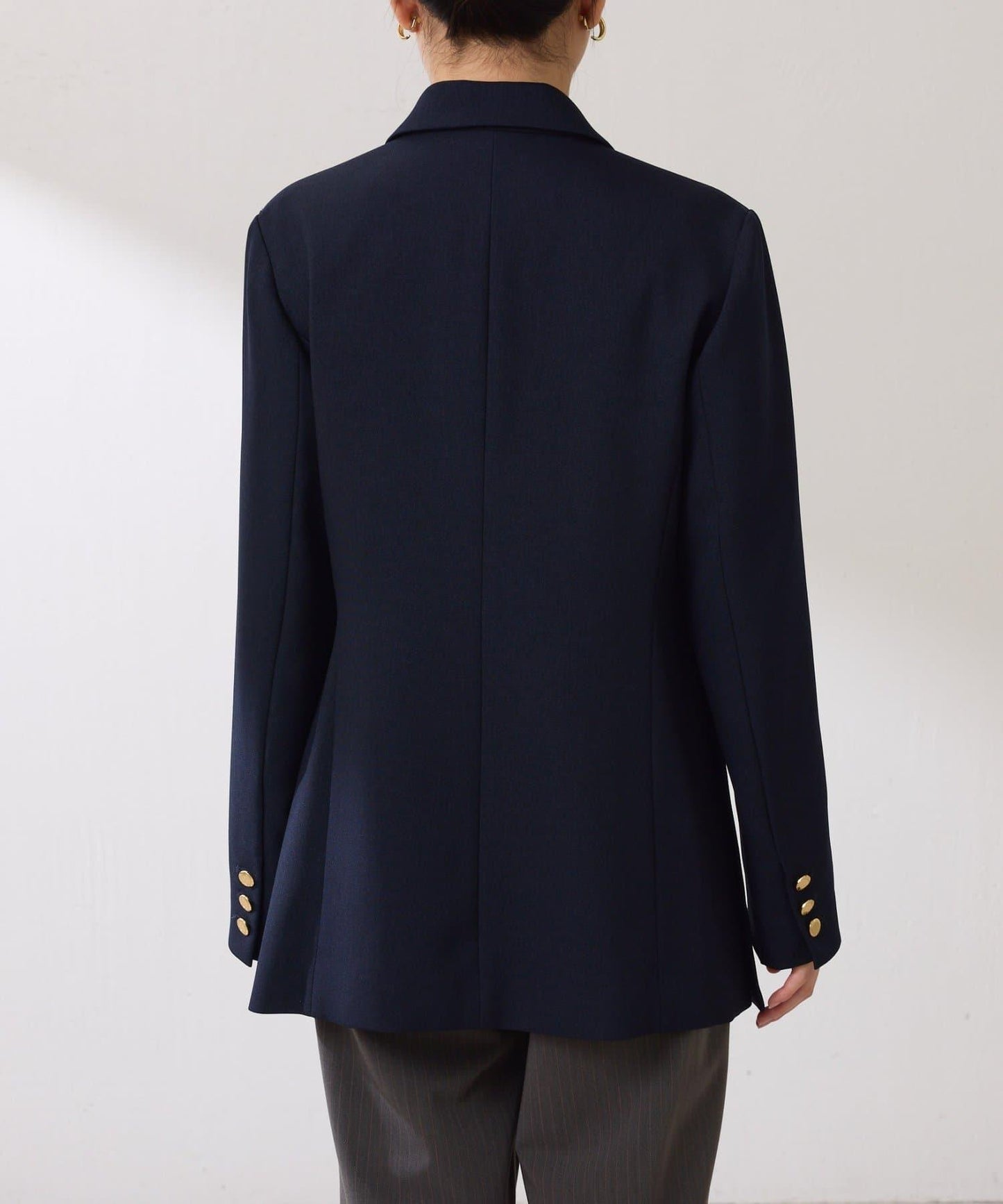 【復古款商品】羊毛仿製雙排扣夾克/卡帶服