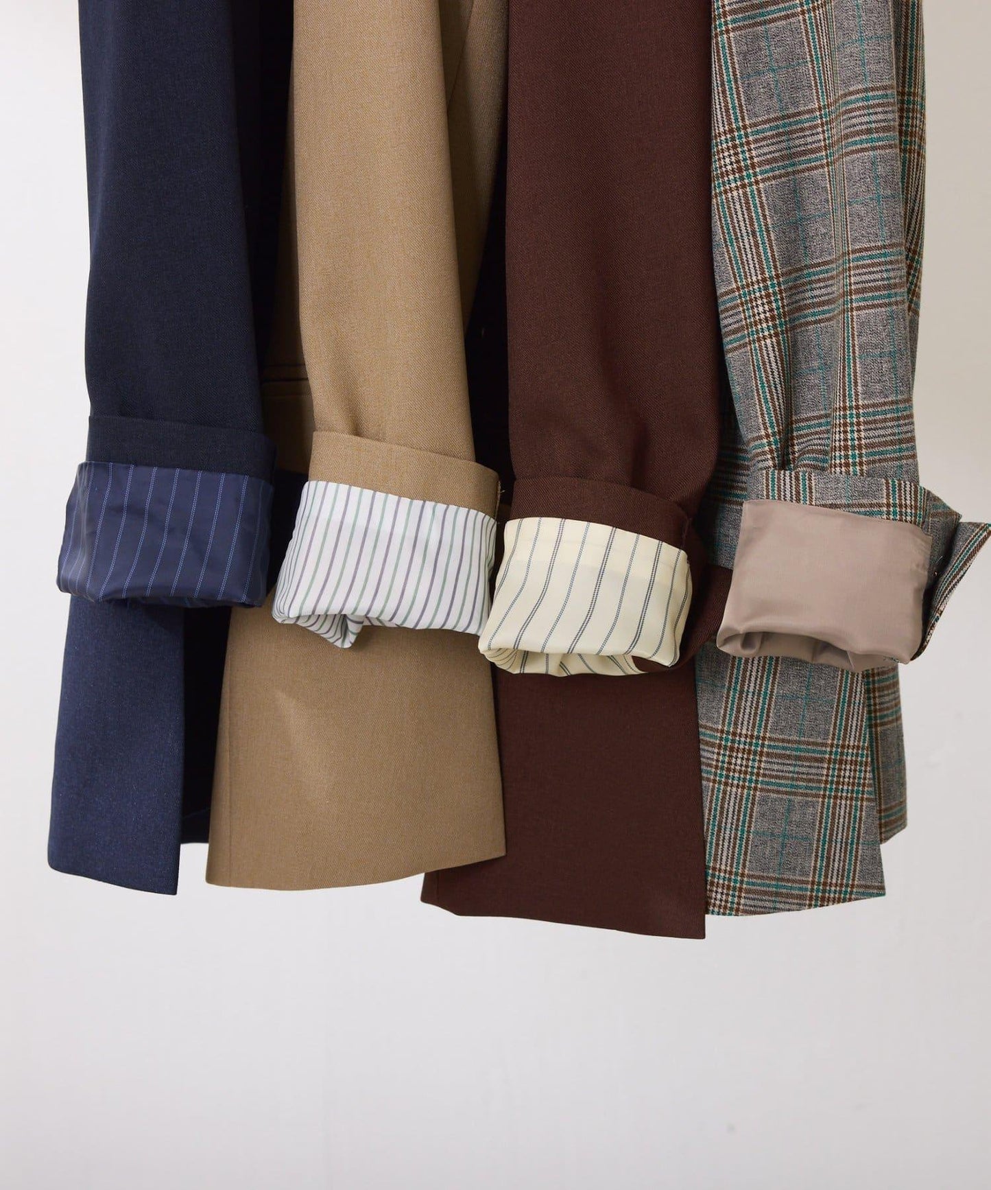 【復古款商品】羊毛仿製雙排扣夾克/卡帶服