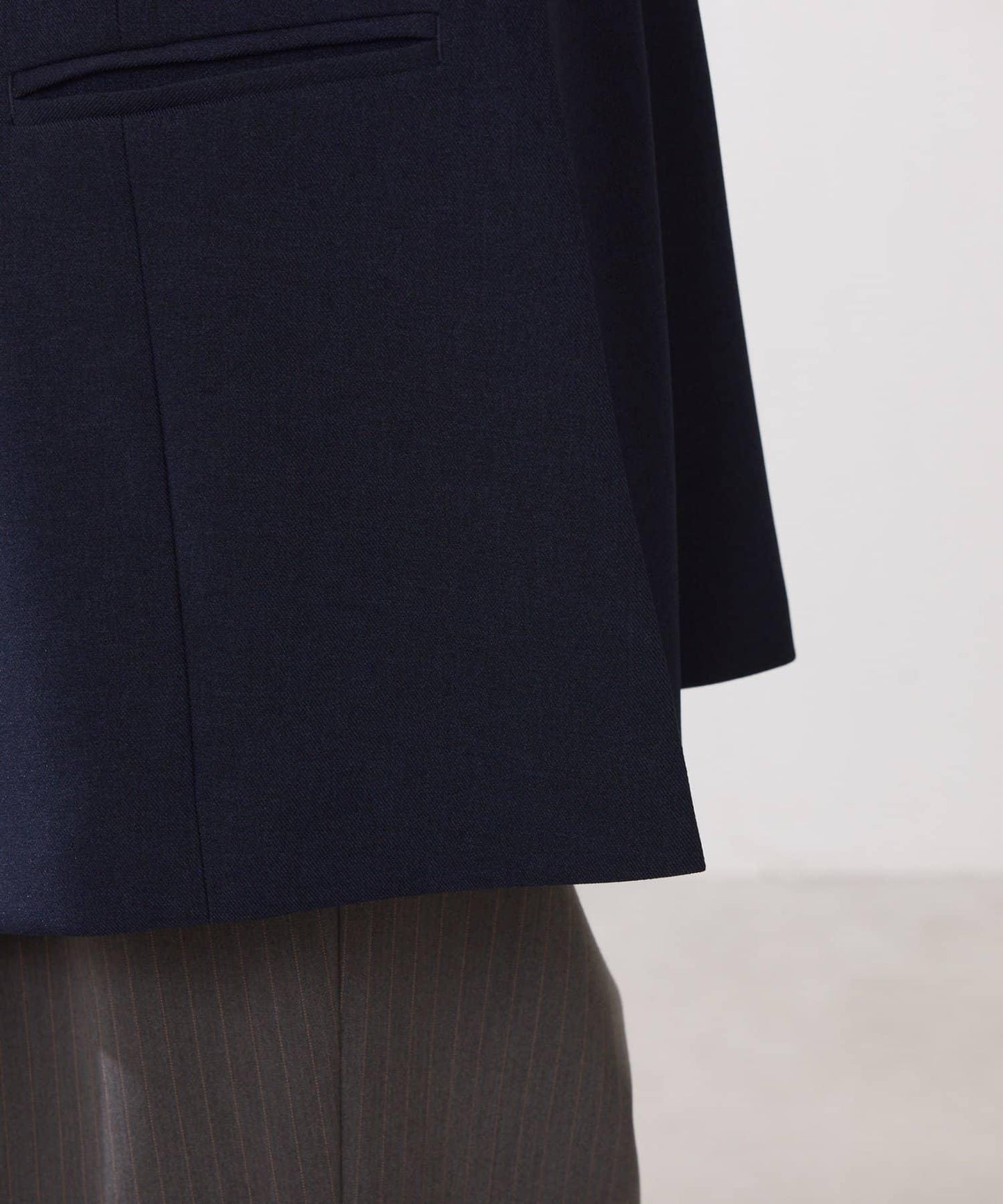 【復古款商品】羊毛仿製雙排扣夾克/卡帶服