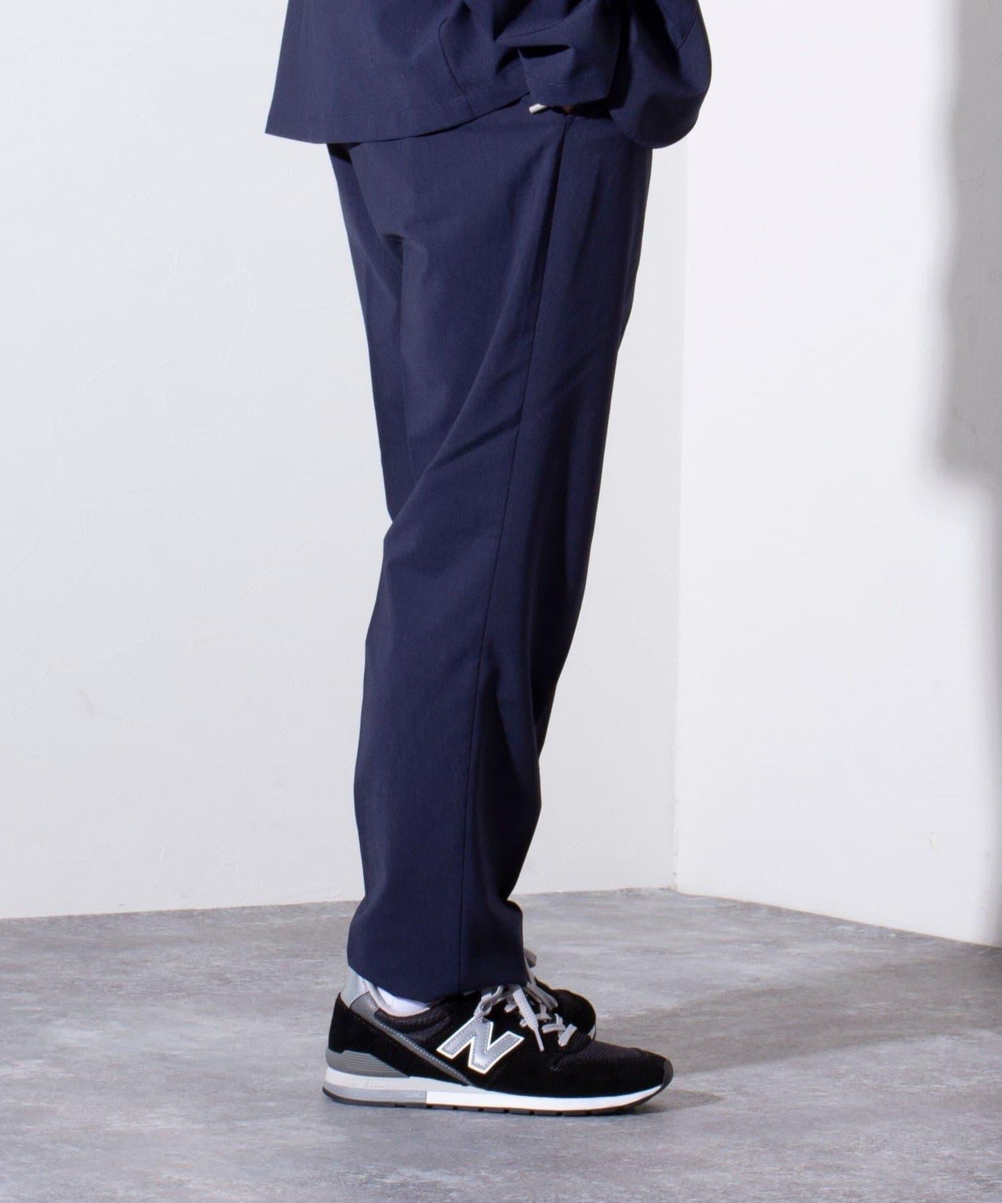 【GLOSTER】COOLMAX滌綸休閒褲 寬鬆褲