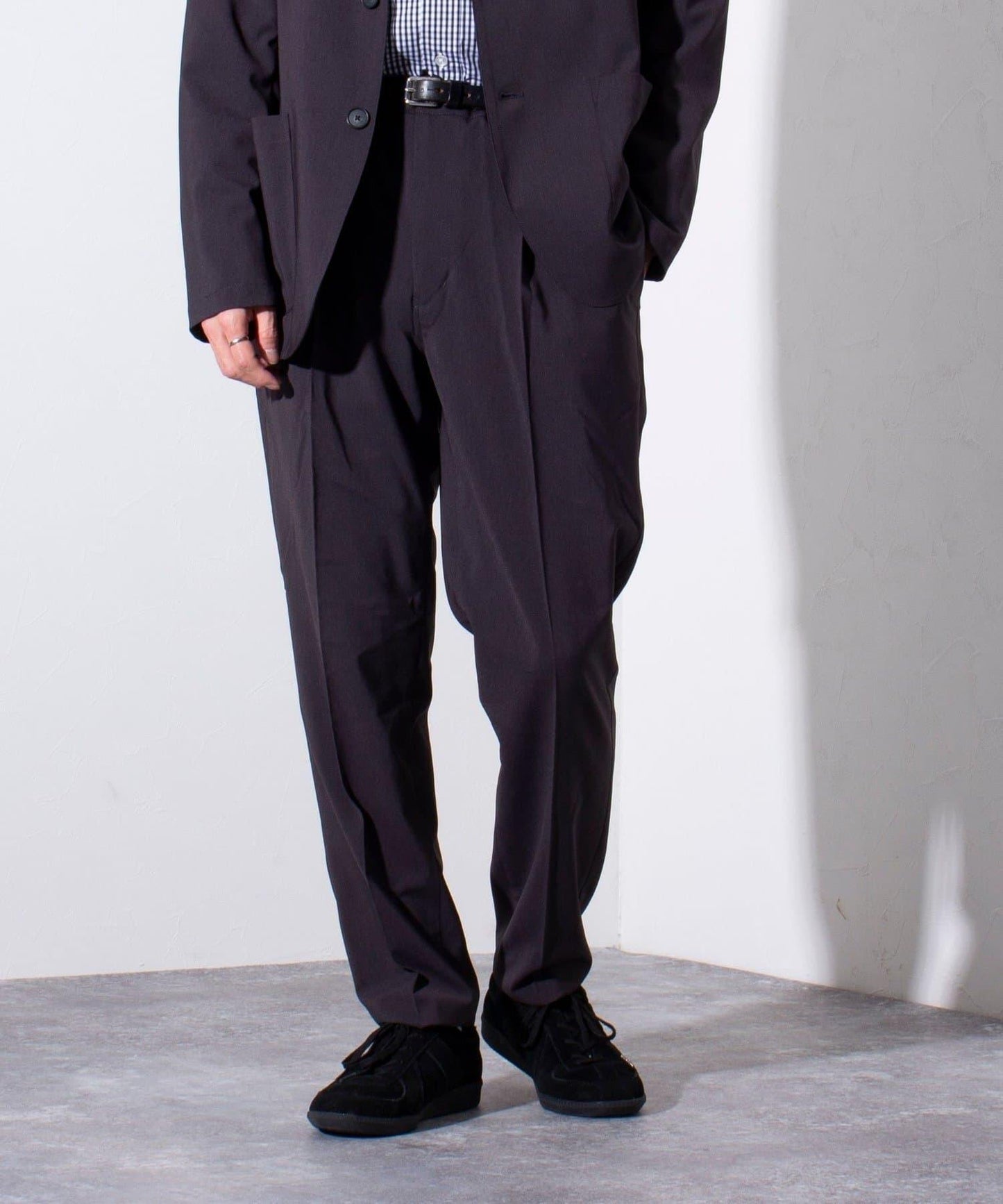 【GLOSTER】COOLMAX滌綸休閒褲 寬鬆褲
