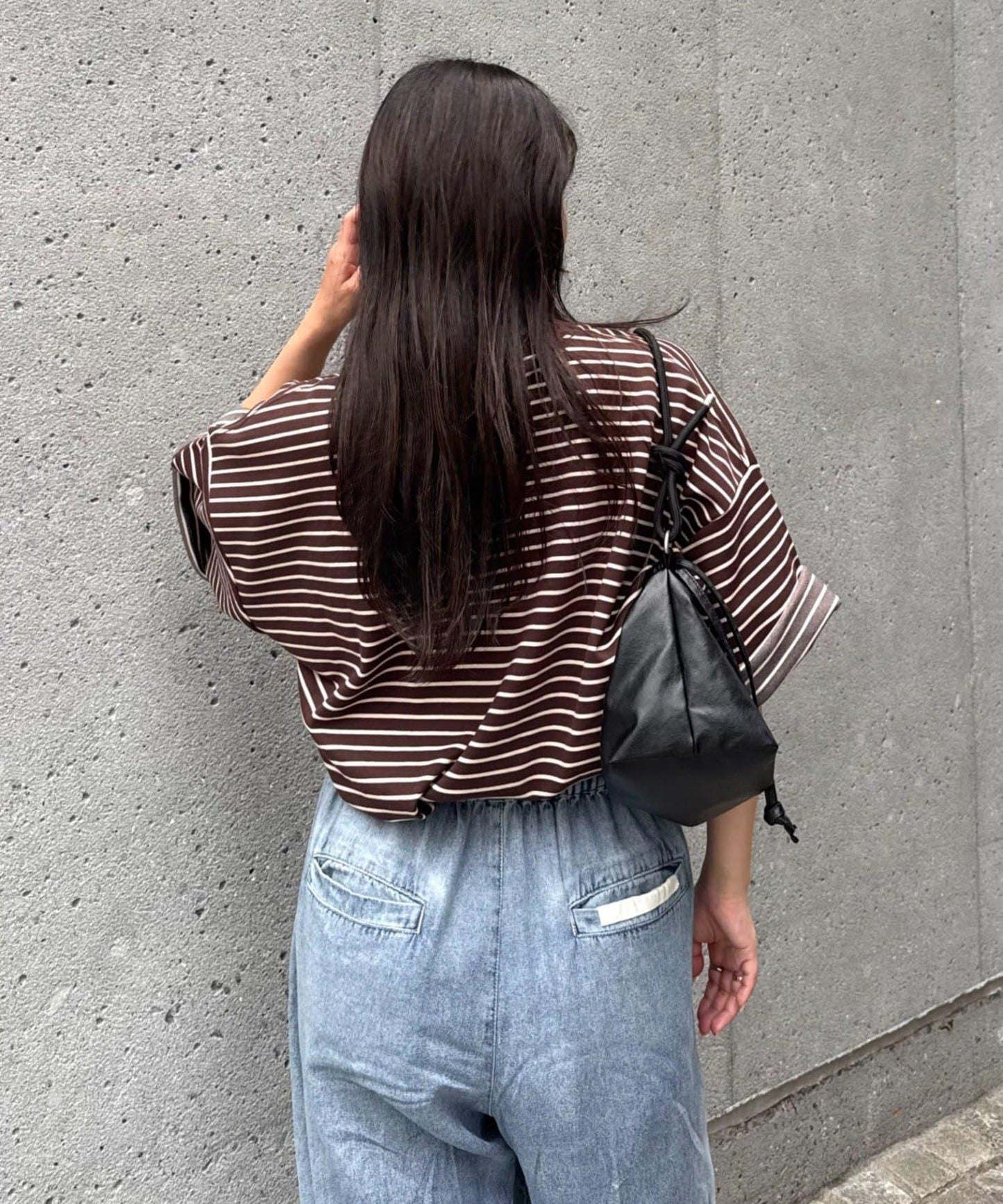 【男女通用】平紋高計數側開叉寬鬆T恤