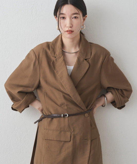 【Loungedress】交叉領寬鬆夾克