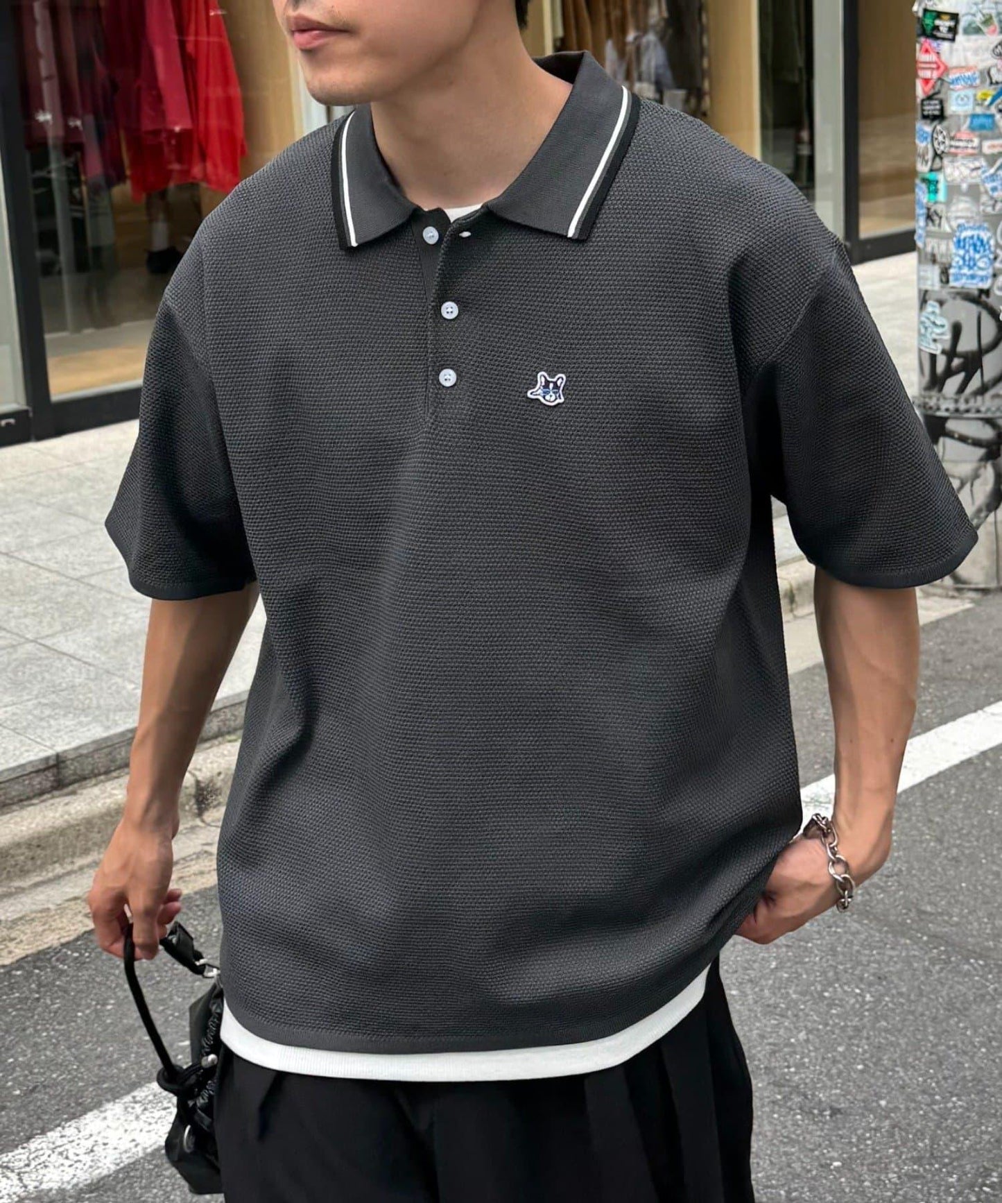 法式圓領Polo衫