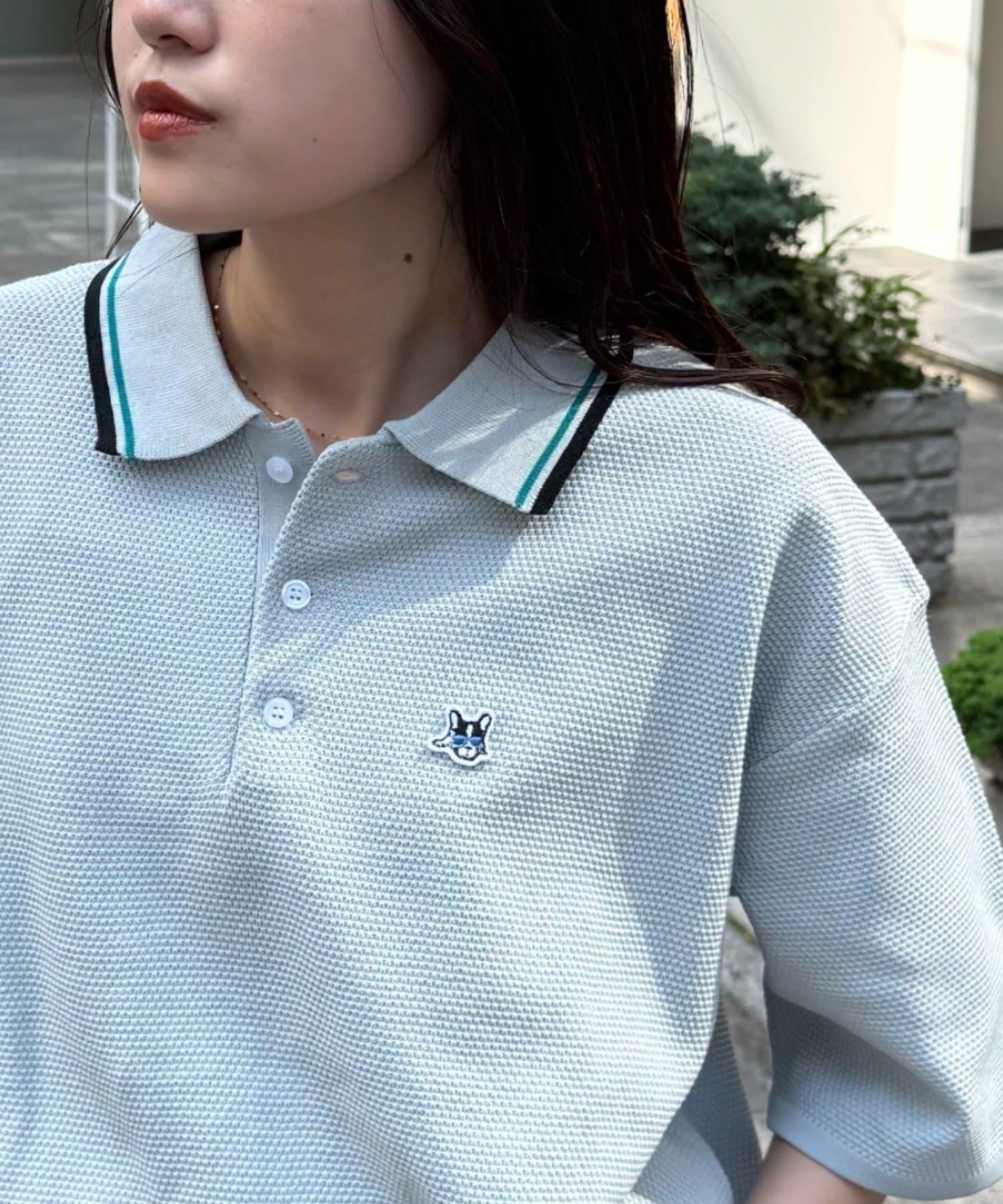 法式圓領Polo衫