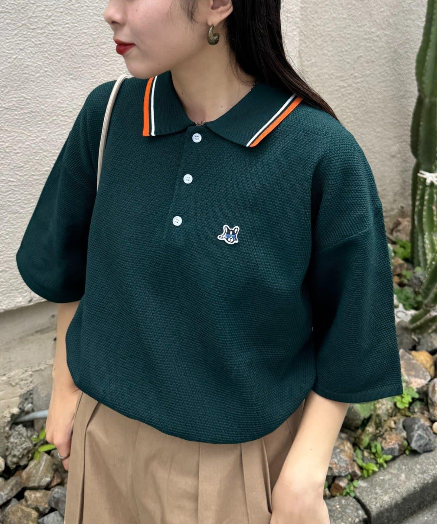法式圓領Polo衫