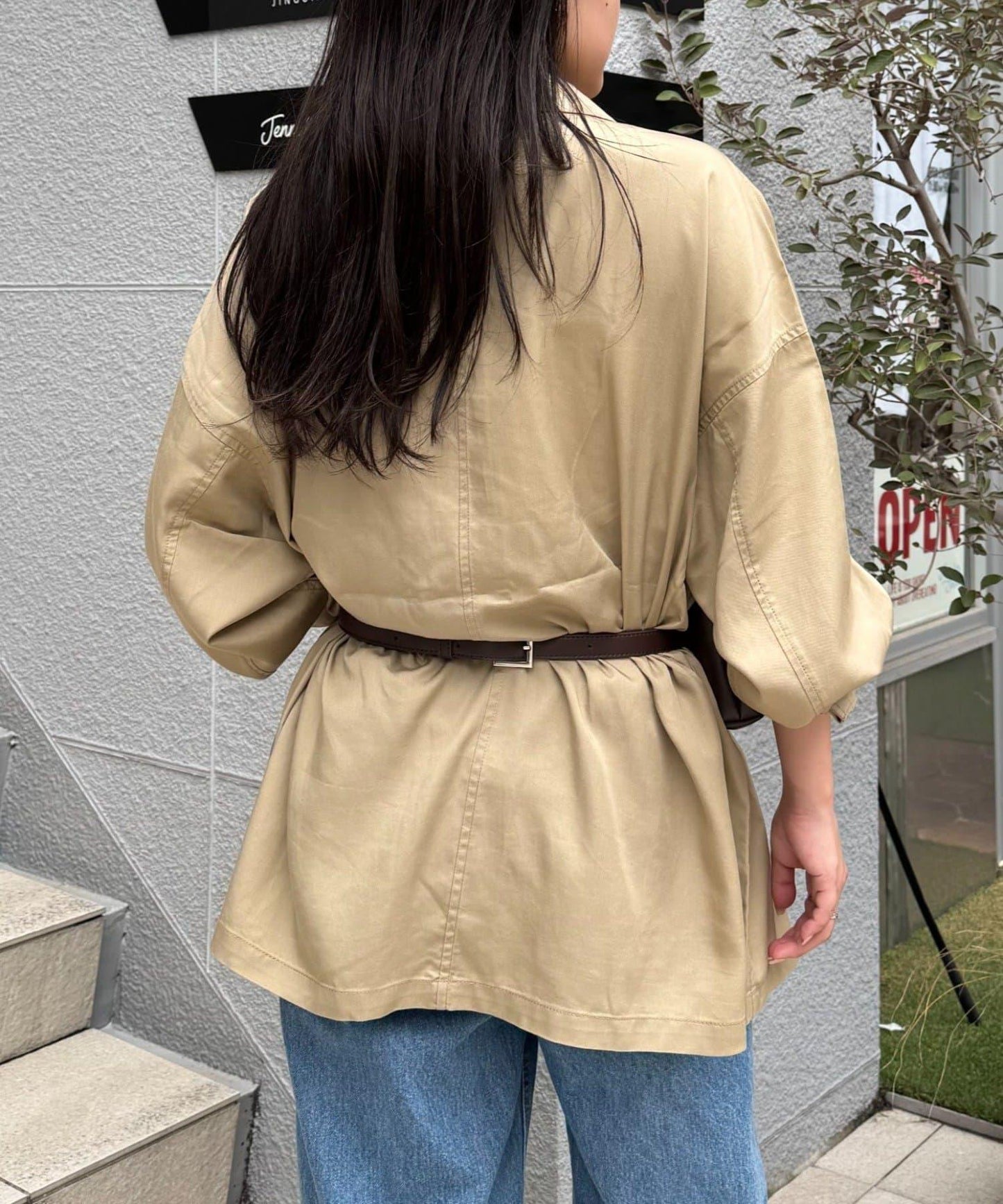 清涼天絲長袖襯衫