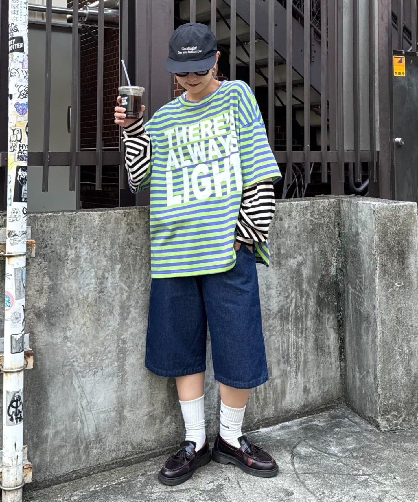 【SG】條紋疊層短袖T恤