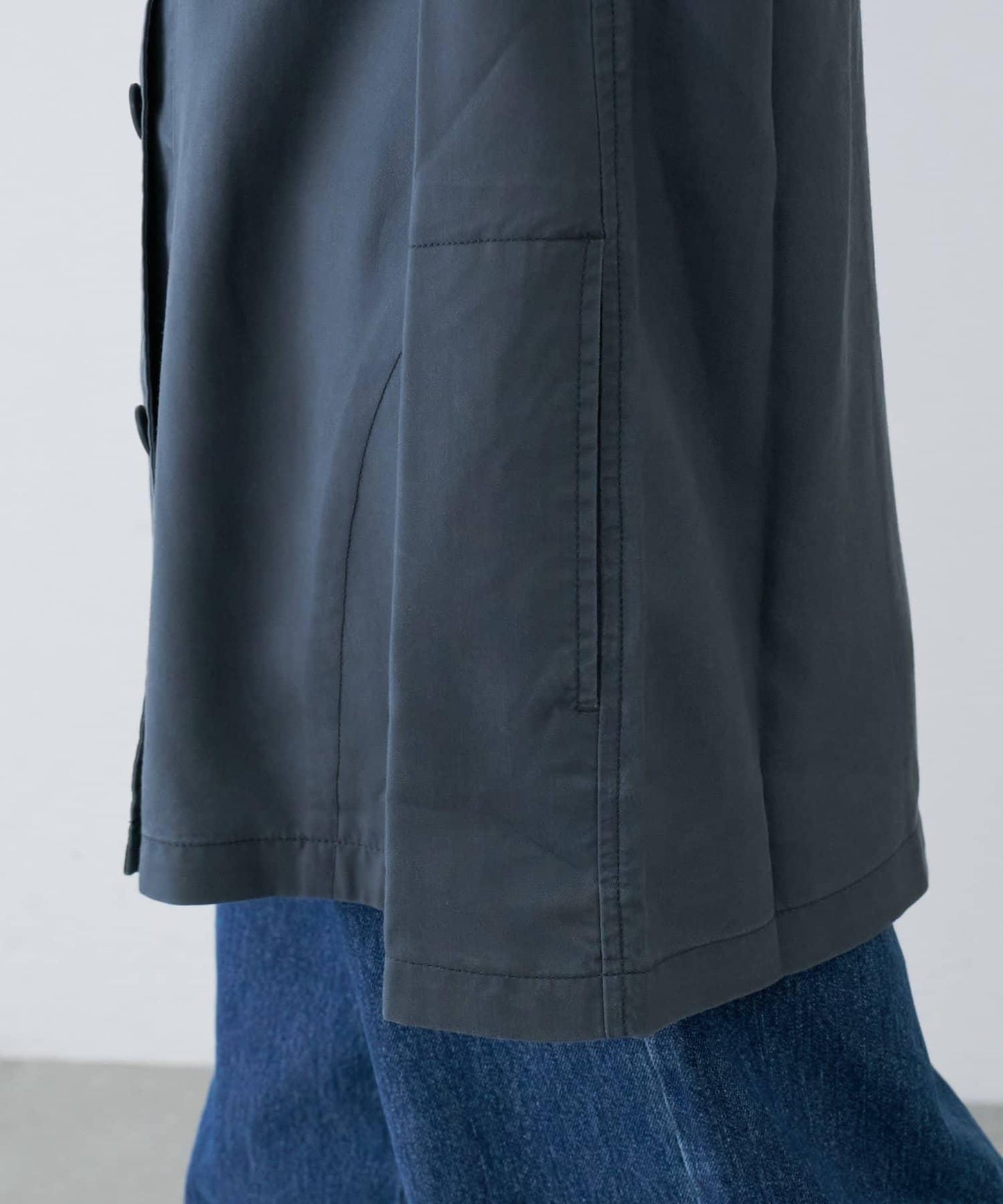 清涼天絲長袖襯衫