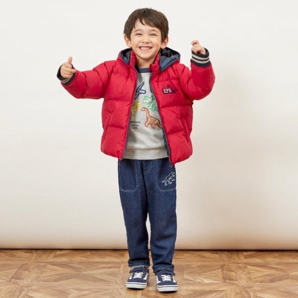KPBOY中棉恐龍貼布夾克(90~130)