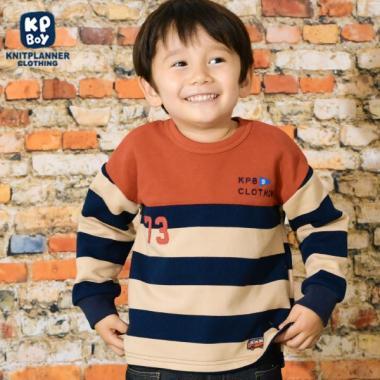 KPBOY拼接條紋衛衣(90~140)