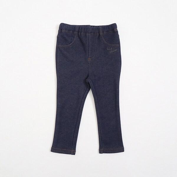 KP牛仔針織內加絨長褲(80~90)