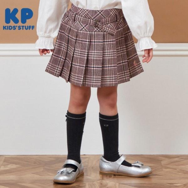 KP格紋百褶裙(110~140)