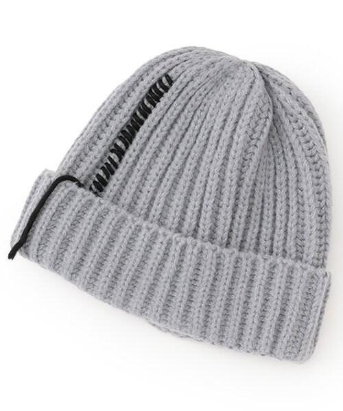 拼接線針織帽【韓國時尚】