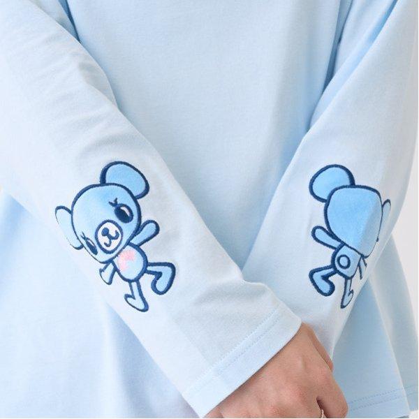 薄荷君 袖子貼布T恤