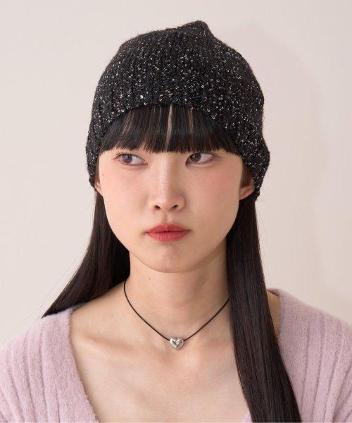 亮片針織帽【韓國時尚】