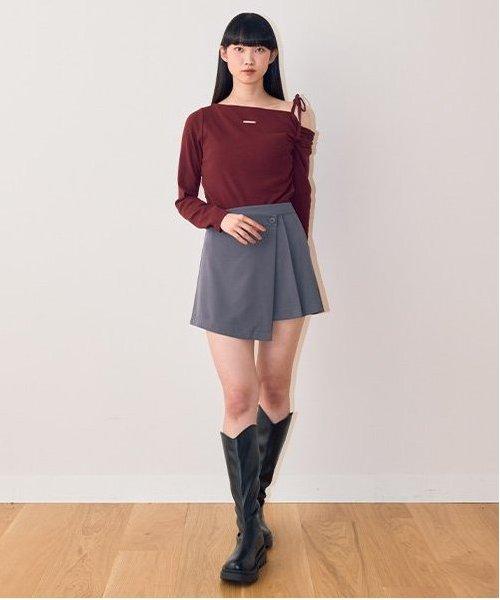 裙褲疊穿長褲【韓國時尚】