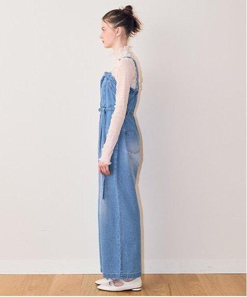 牛仔連體衣【韓國時尚】