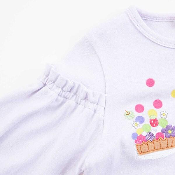 KP 果餡餅貼花長袖T恤(90~140)