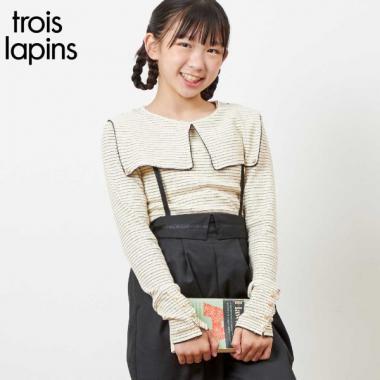 troislapins 水手領長袖套頭衫(140~160)