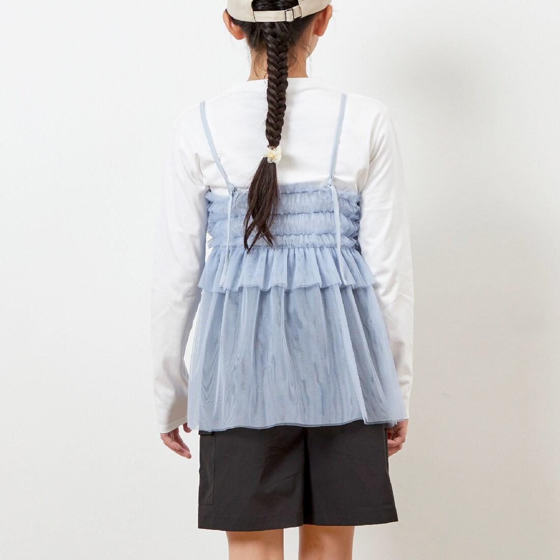 troislapins 網紗吊帶背心&長袖T恤套裝(140~160)