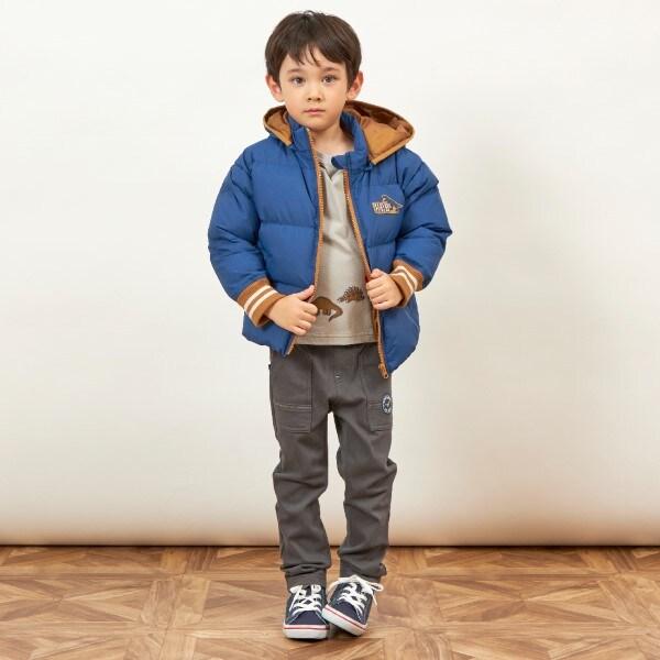 KPBOY 條紋與純色天竺拼接層疊風長袖T恤(80~120)