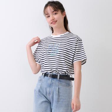 【GOOD PRICE】法式字母印花T恤