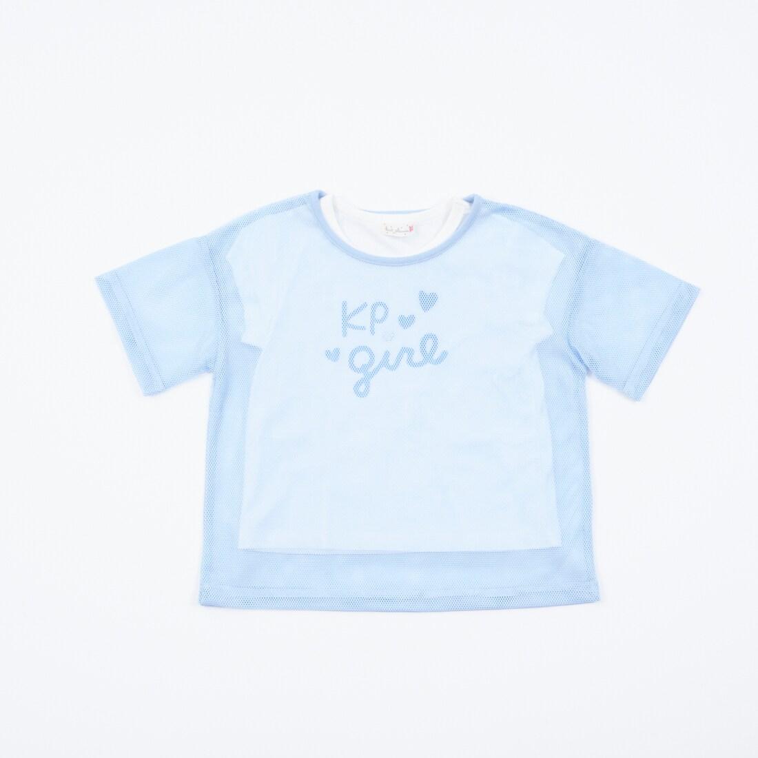 KP 網眼拼接&標誌T恤套裝