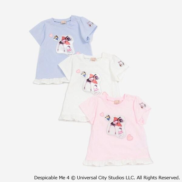 【小黃人】下襬荷葉邊T恤