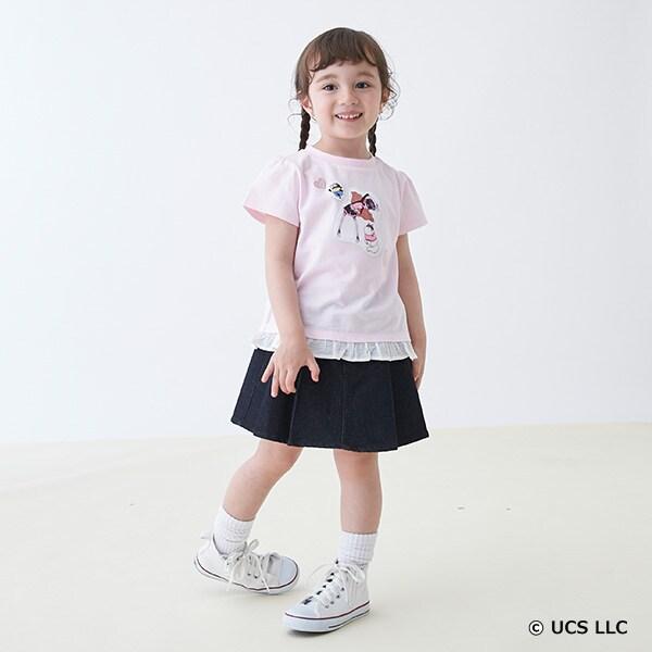 【小黃人】下襬荷葉邊T恤