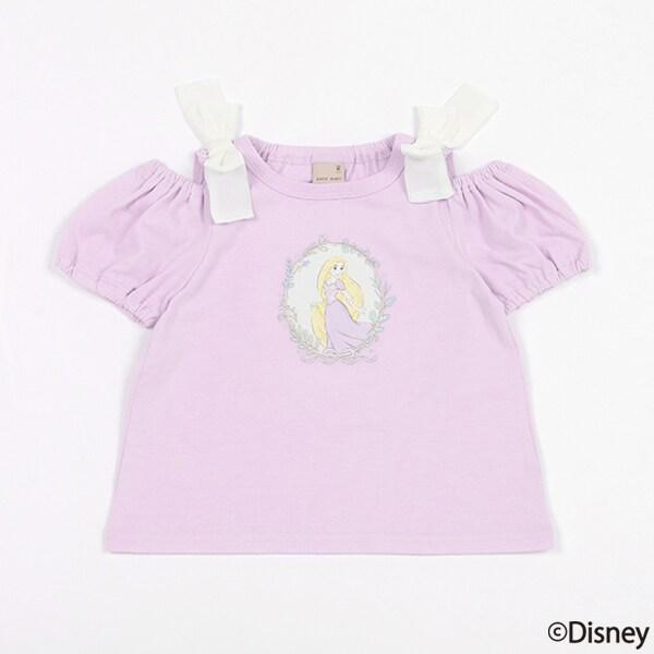 【《迪士尼》】2way肩部蝴蝶結T恤