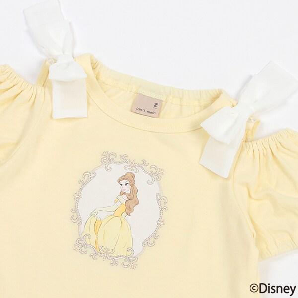 【《迪士尼》】2way肩部蝴蝶結T恤