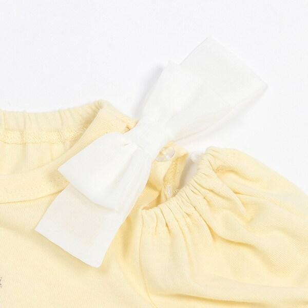 【《迪士尼》】2way肩部蝴蝶結T恤