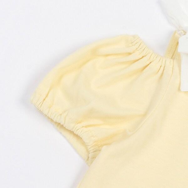 【《迪士尼》】2way肩部蝴蝶結T恤