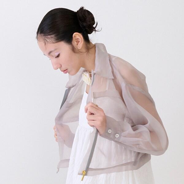 女士透視襯衫夾克