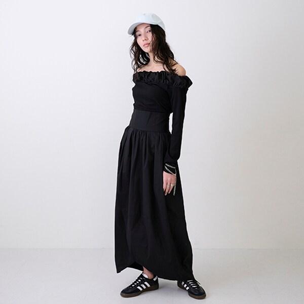 【LADIES】泡泡領長袖T恤