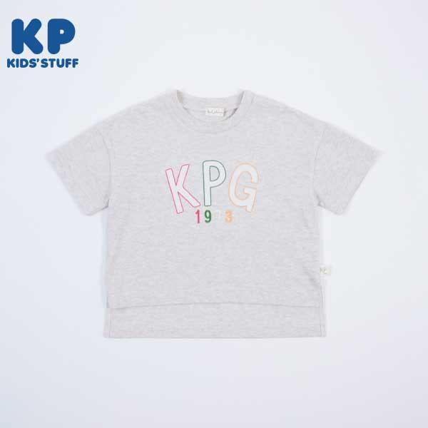 徽標貼布短袖T恤(140~160)