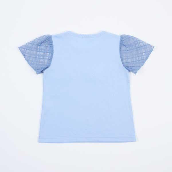 鈴蘭刺繡與珍珠標誌短袖T恤(110~130)