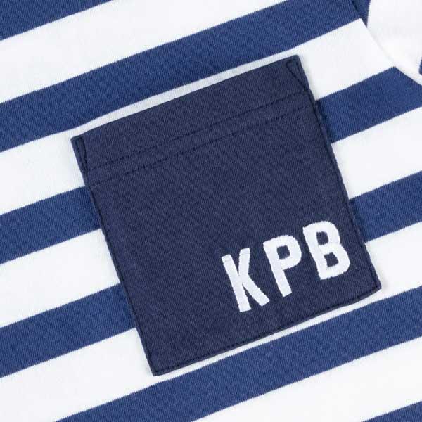 條紋短袖T恤(100~130)