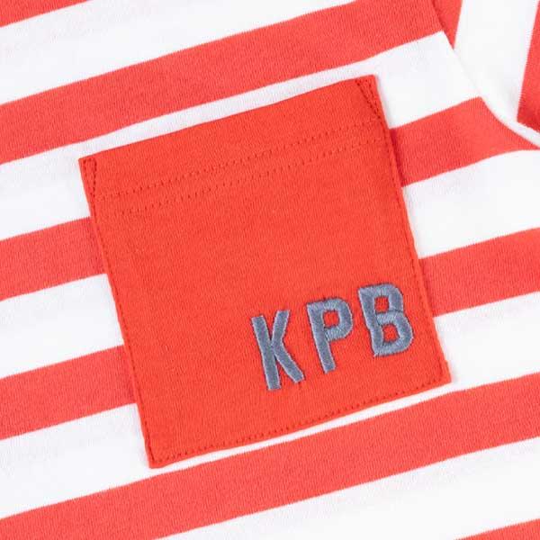 條紋短袖T恤(100~130)