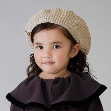 針織貝雷帽