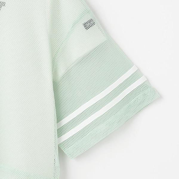 蝴蝶結網眼T恤套裝