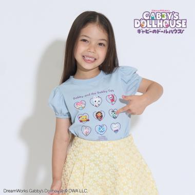 【Gabby’s Dollhouse】【軟棉】泡泡袖印花T恤