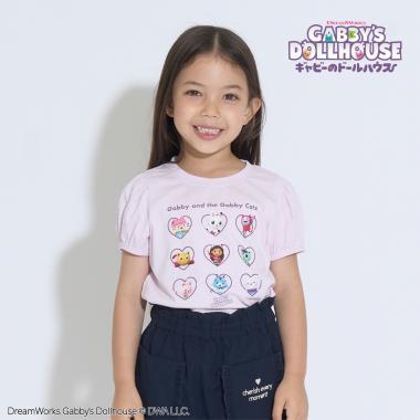 【Gabby’s Dollhouse】【軟棉】泡泡袖印花T恤