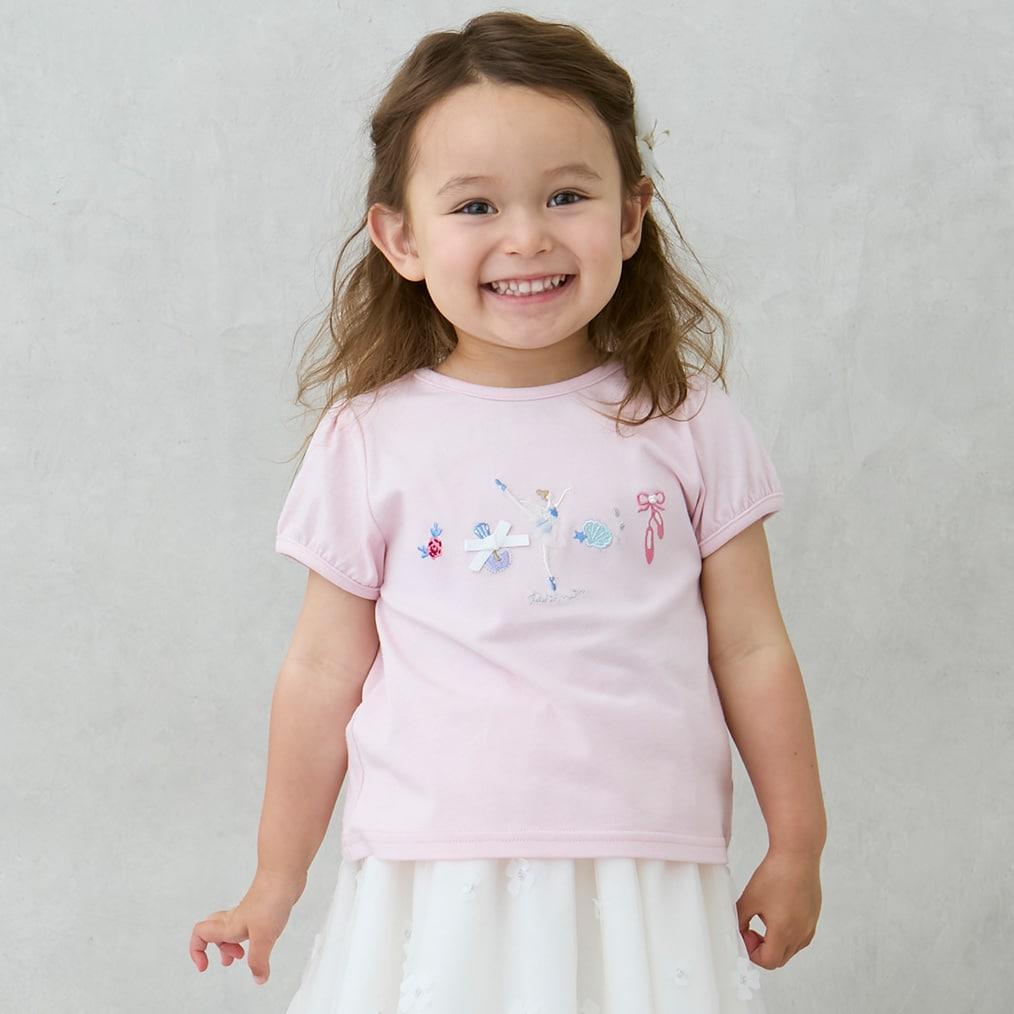 【接觸冷感】芭蕾元素T恤